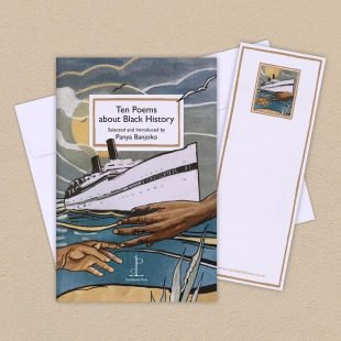 View ‘Ten Poems about Black History’ group shot Group image of the Ten Poems about Black History poetry pamphlet on a decorative background