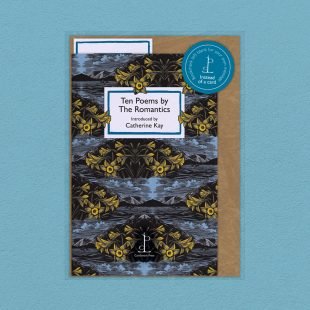 View ‘Ten Poems by The Romantics’ pack shot Pack image of the Ten Poems by The Romantics poetry pamphlet on a decorative background