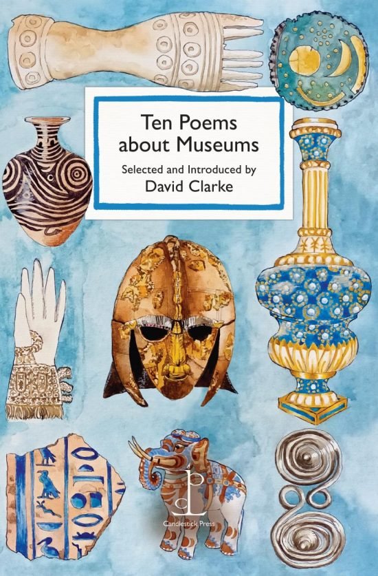 Front cover of the Ten Poems about Museums poetry pamphlet