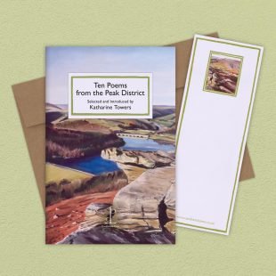 View ‘Ten Poems from the Peak District’ group shot Group image of the Ten Poems from the Peak District poetry pamphlet on a decorative background