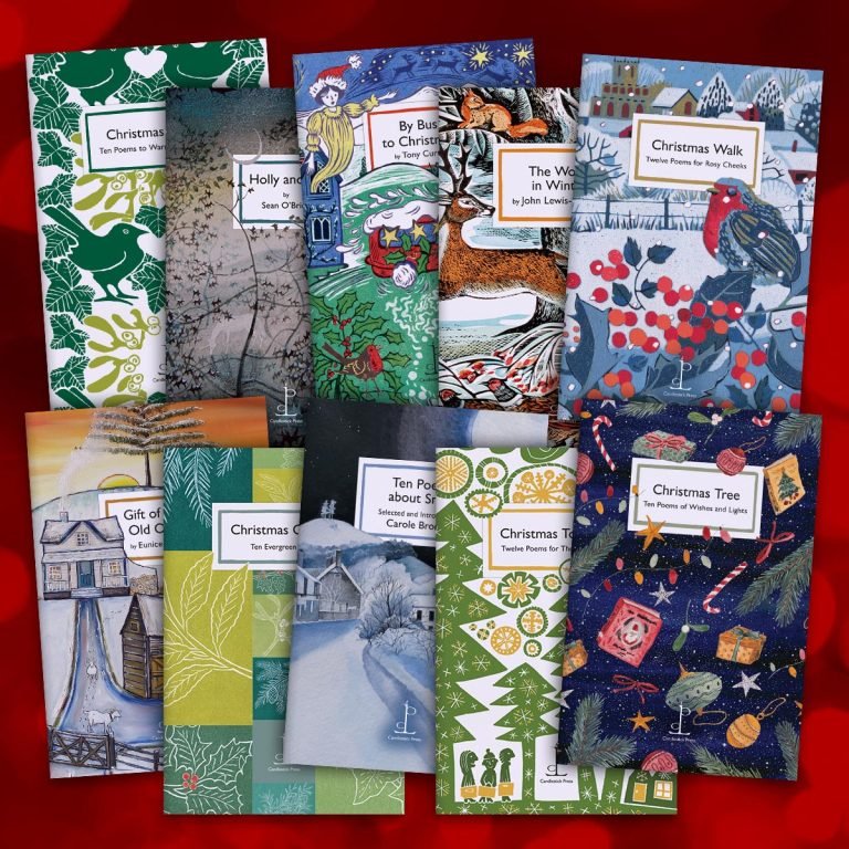Candlestick festive pamphlets on a decorative background