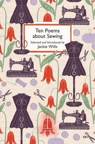 Front cover of the Ten Poems about Sewing poetry pamphlet