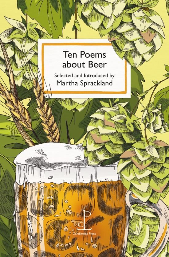 Front cover of the Ten Poems about Beer poetry pamphlet